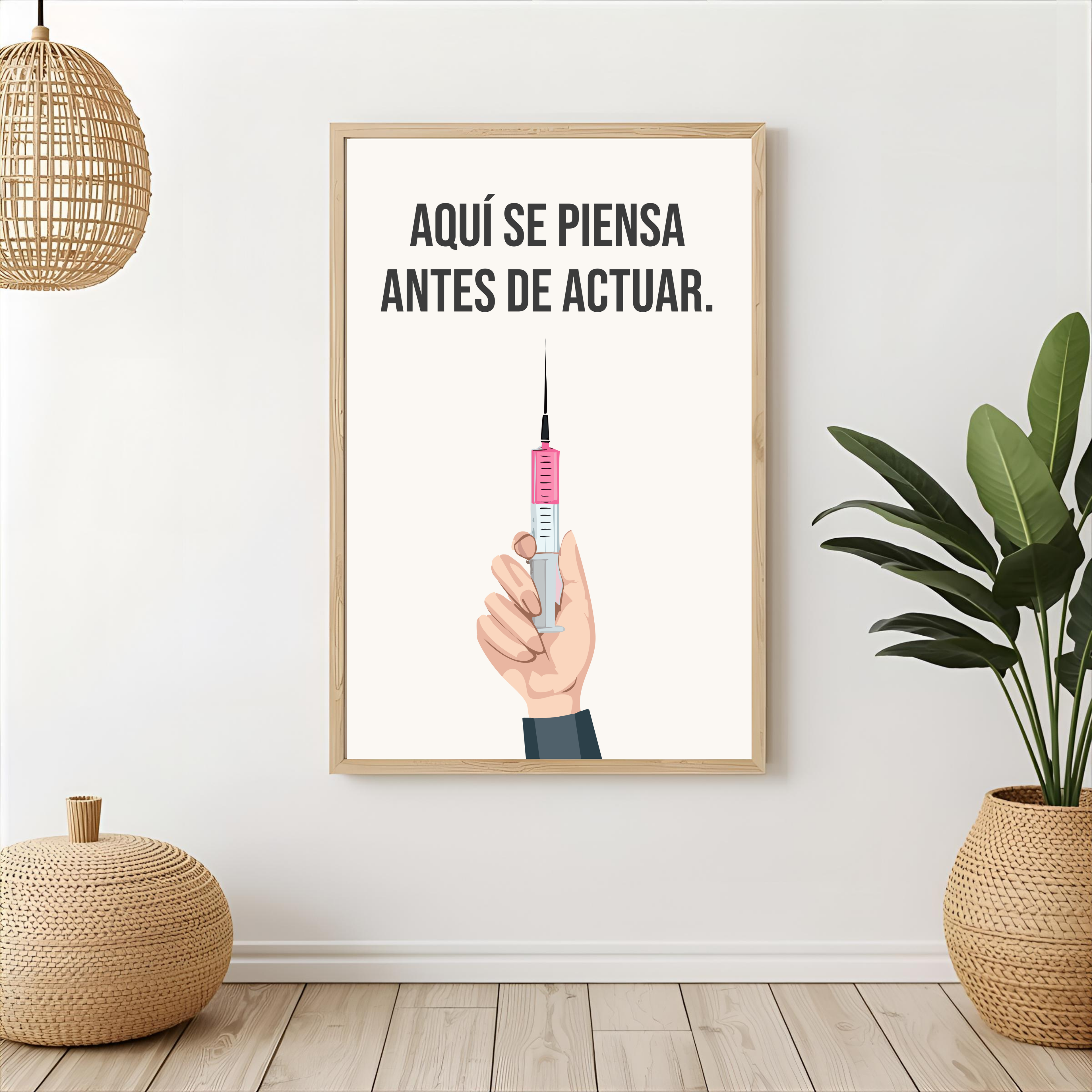 Print "AQUÍ SE PIENSA ANTES DE ACTUAR"