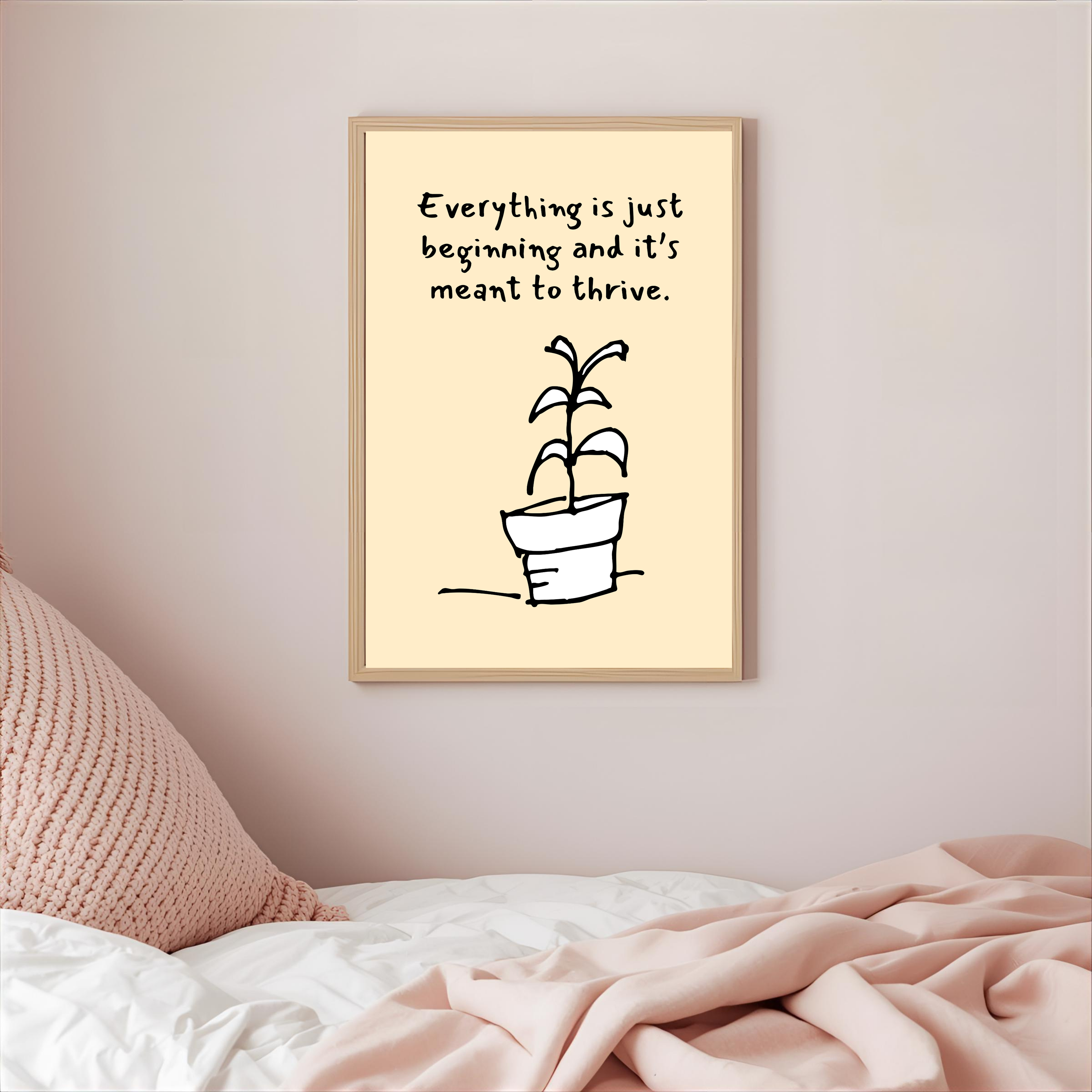 Print "EVERYTHING IS JUST BEGINNING"