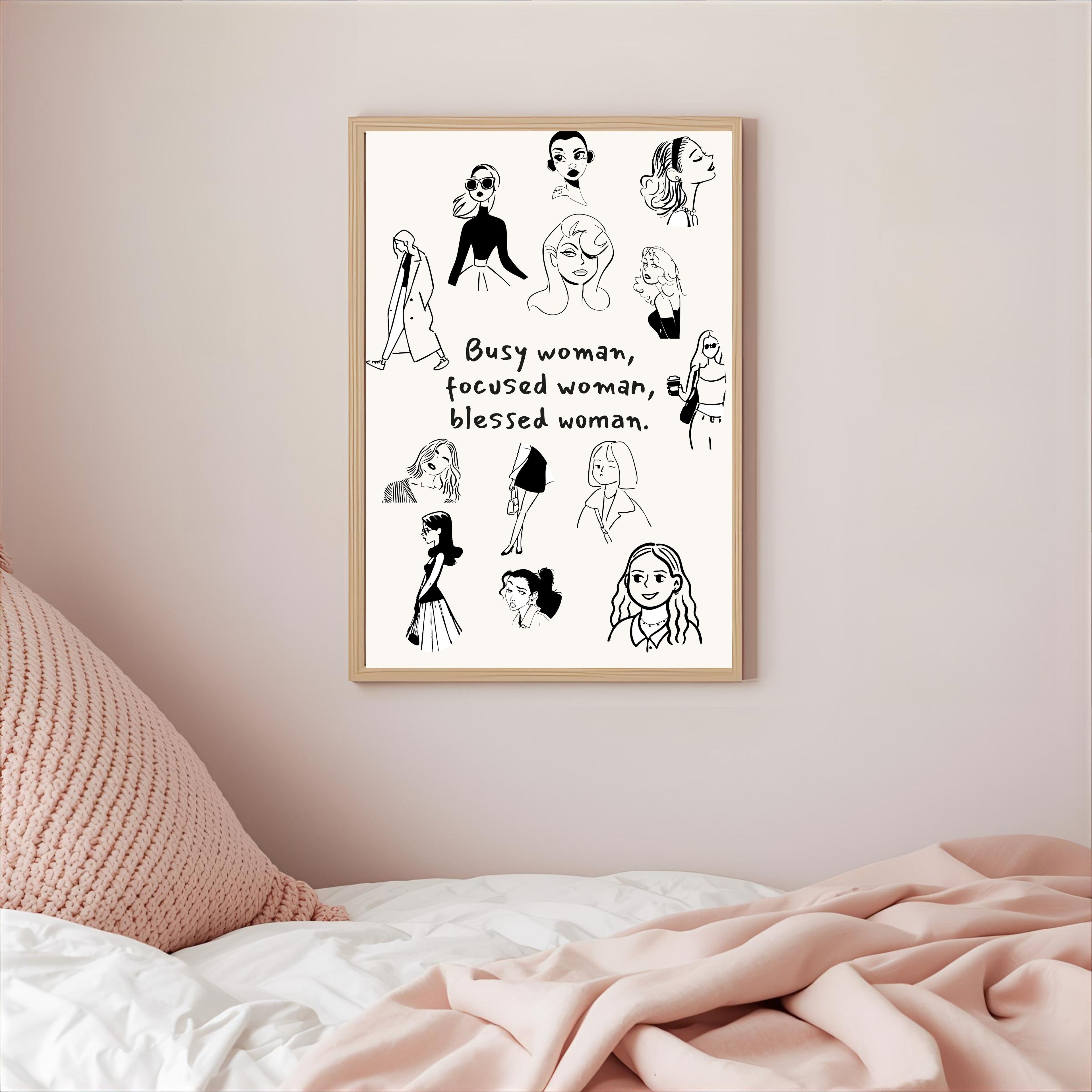 Print "BUSY WOMAN..."