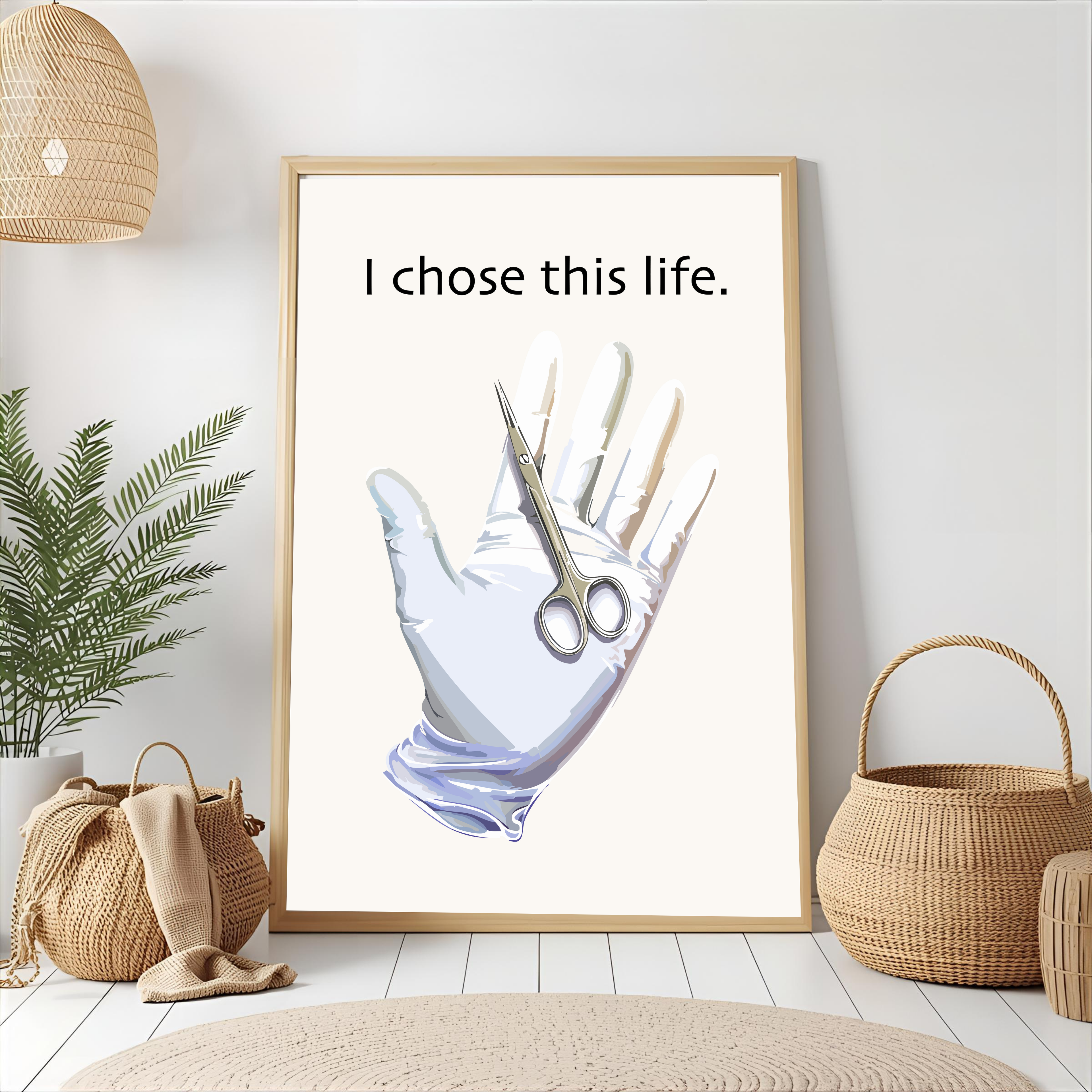 Print "I CHOSE THIS LIFE"