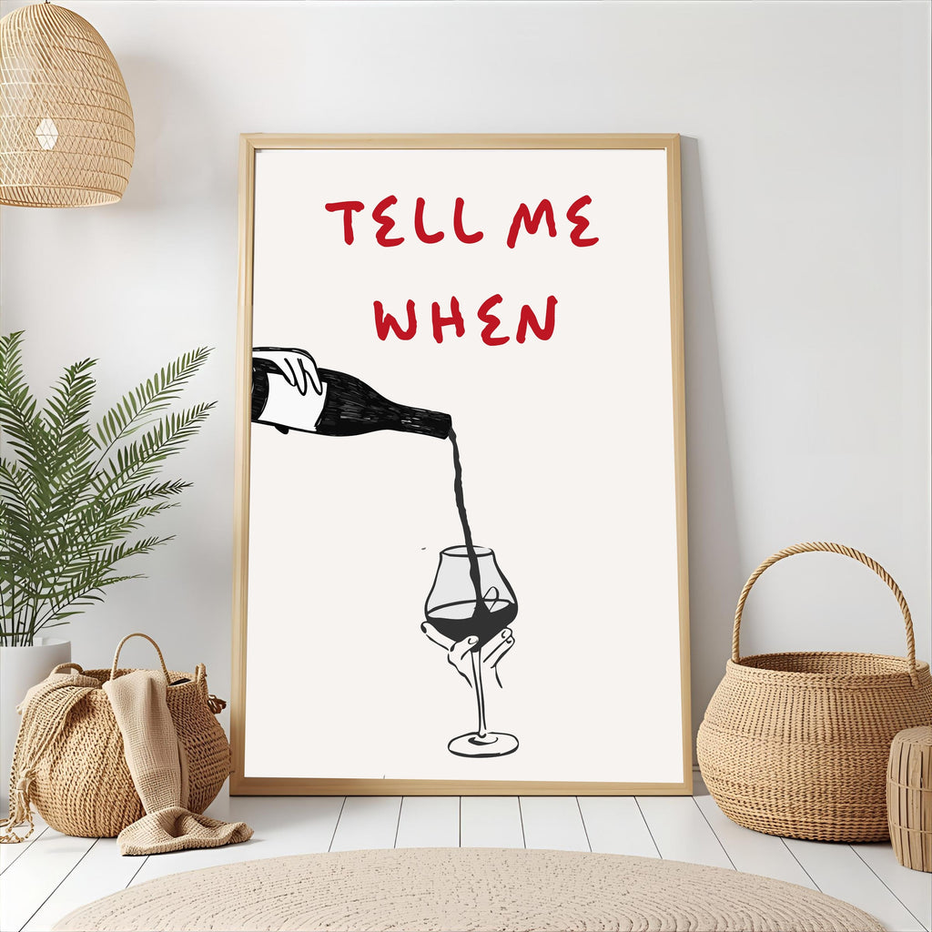 Print "TELL ME WHEN"