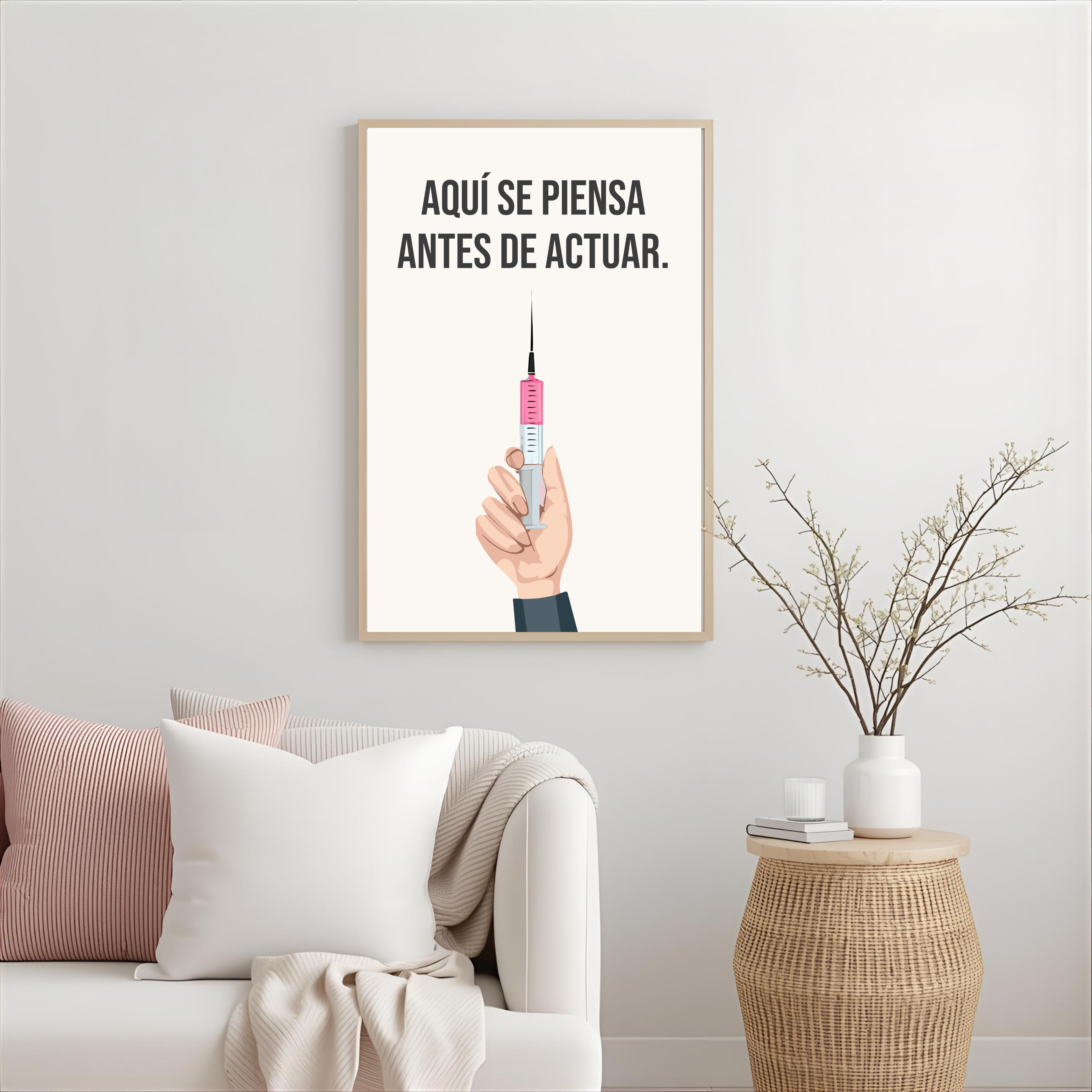 Print "AQUÍ SE PIENSA ANTES DE ACTUAR"