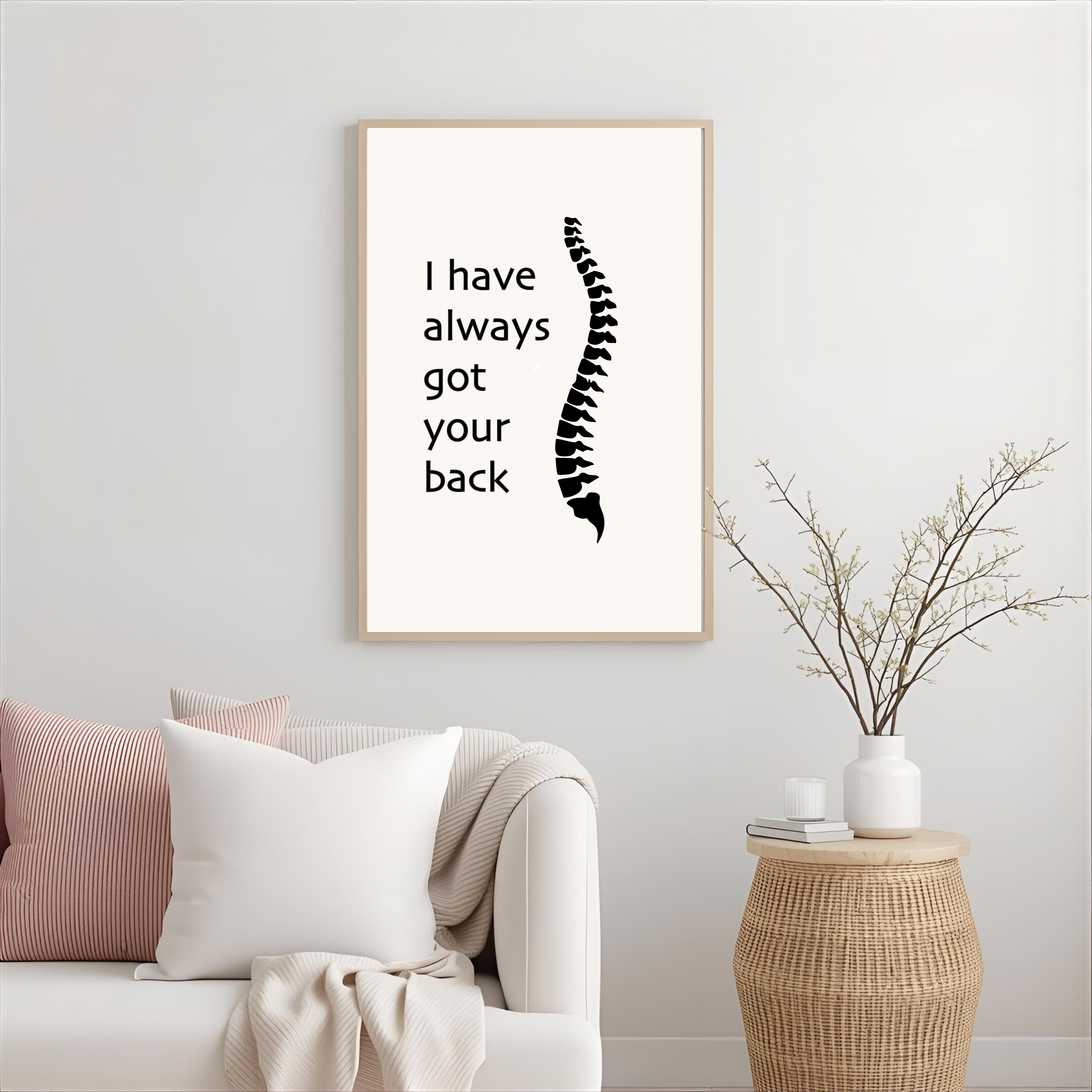 Print "I HAVE ALWAYS GOT YOUR BACK"