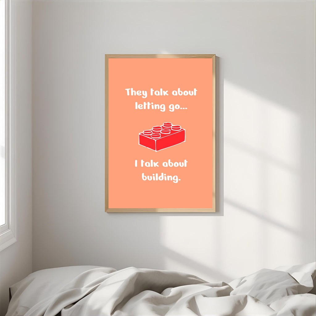 Print "THEY TALK ABOUT LETTING GO..."