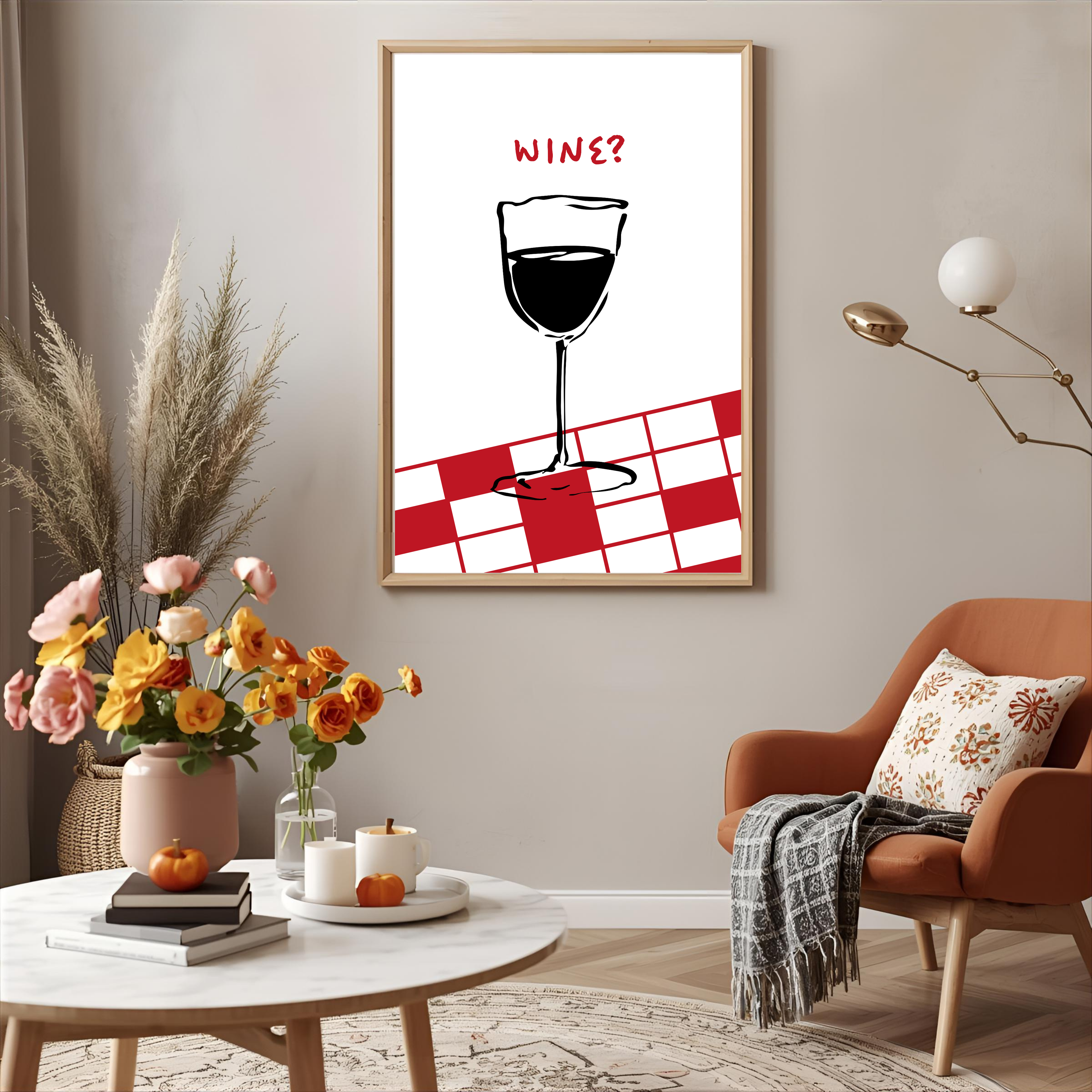 Print "WINE?"