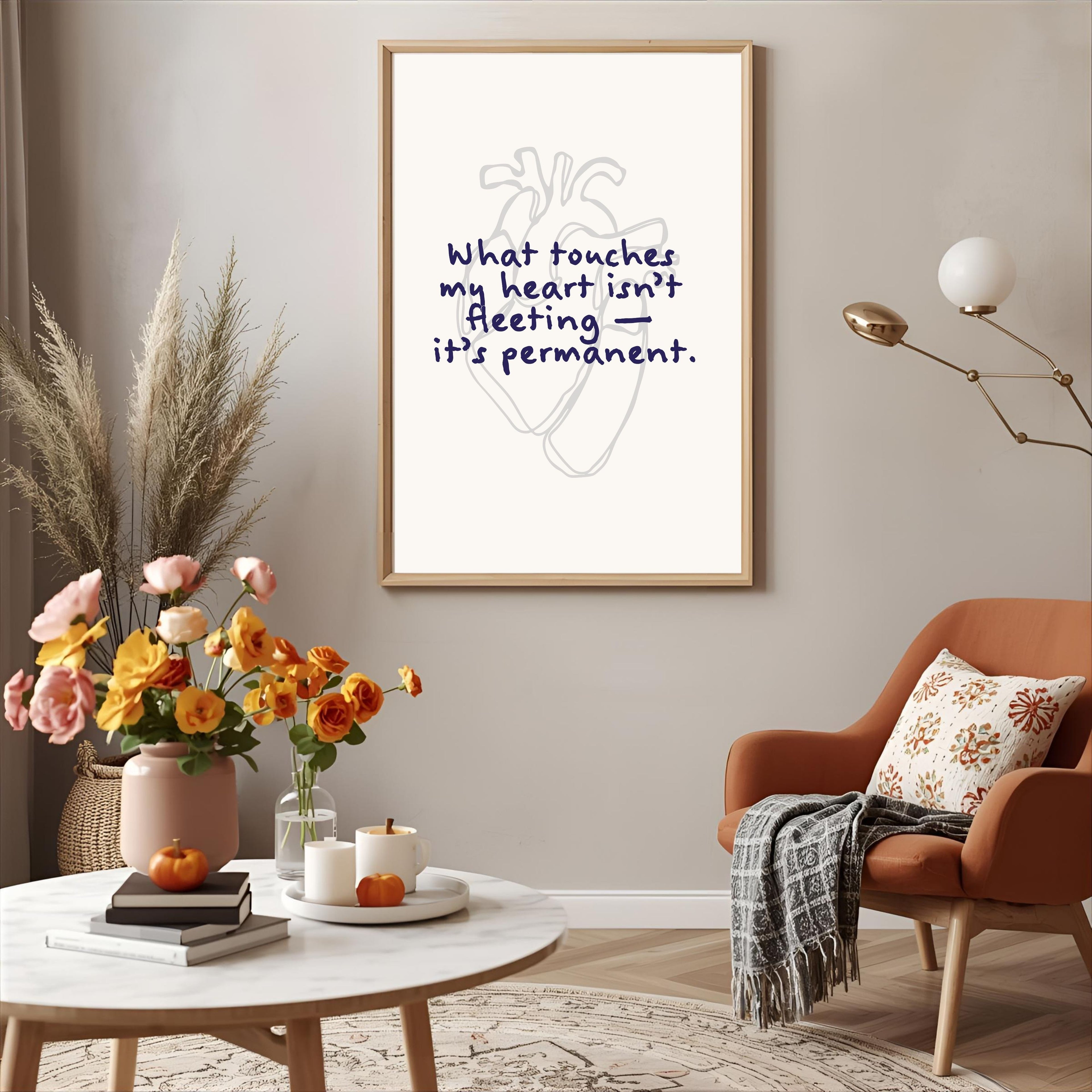 Print "WHAT TOUCHES MY HEART"