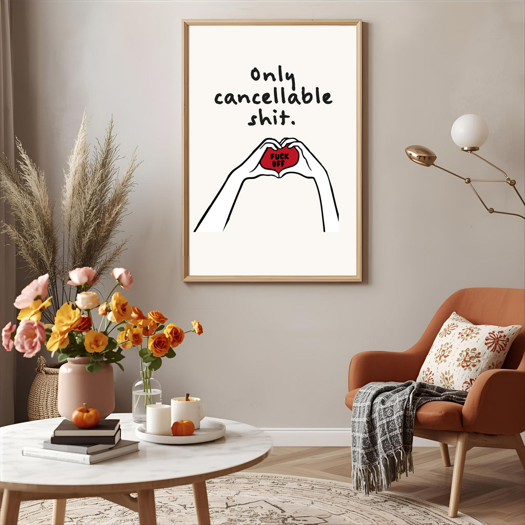 Print "ONLY CANCELLABLE SHIT"