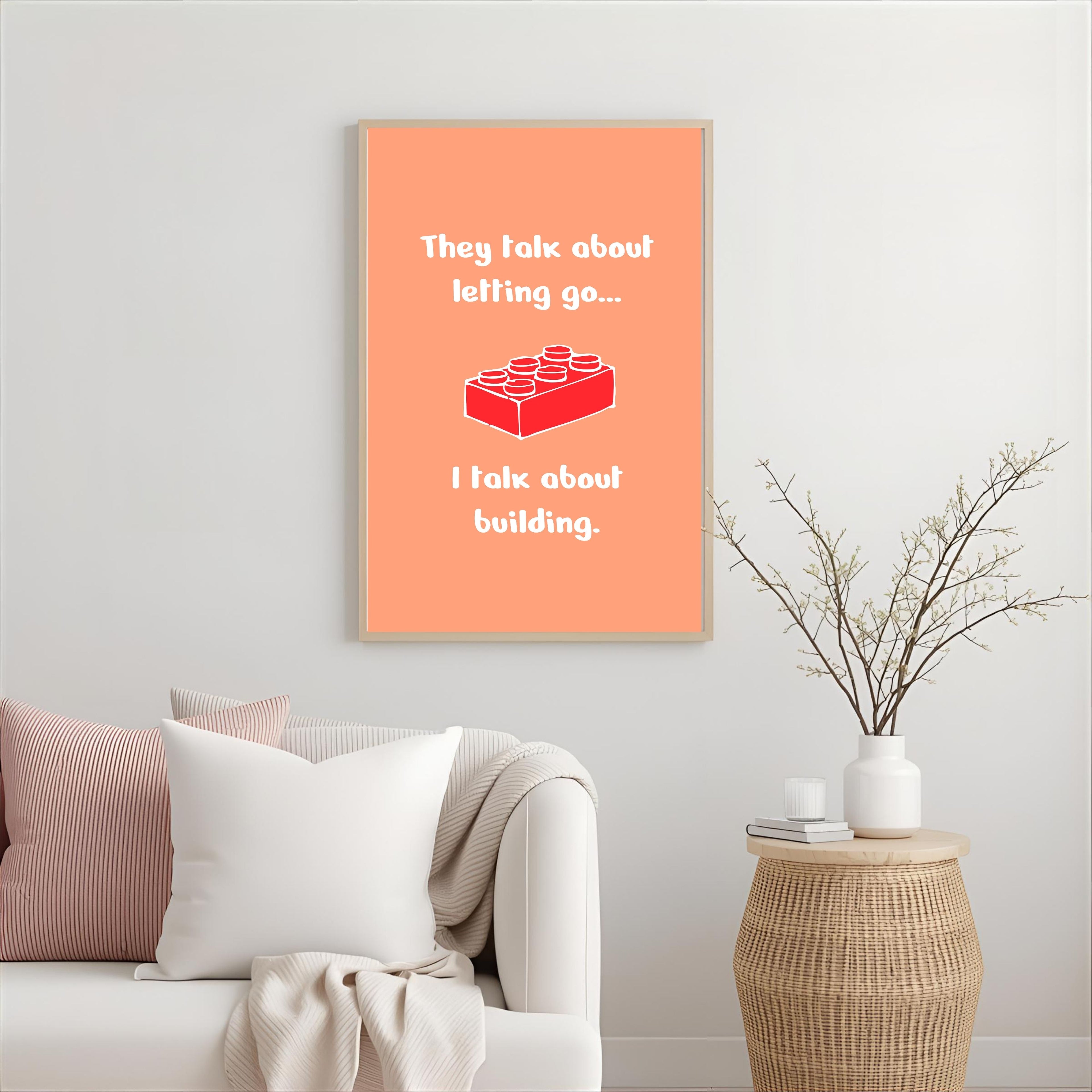 Print "THEY TALK ABOUT LETTING GO..."