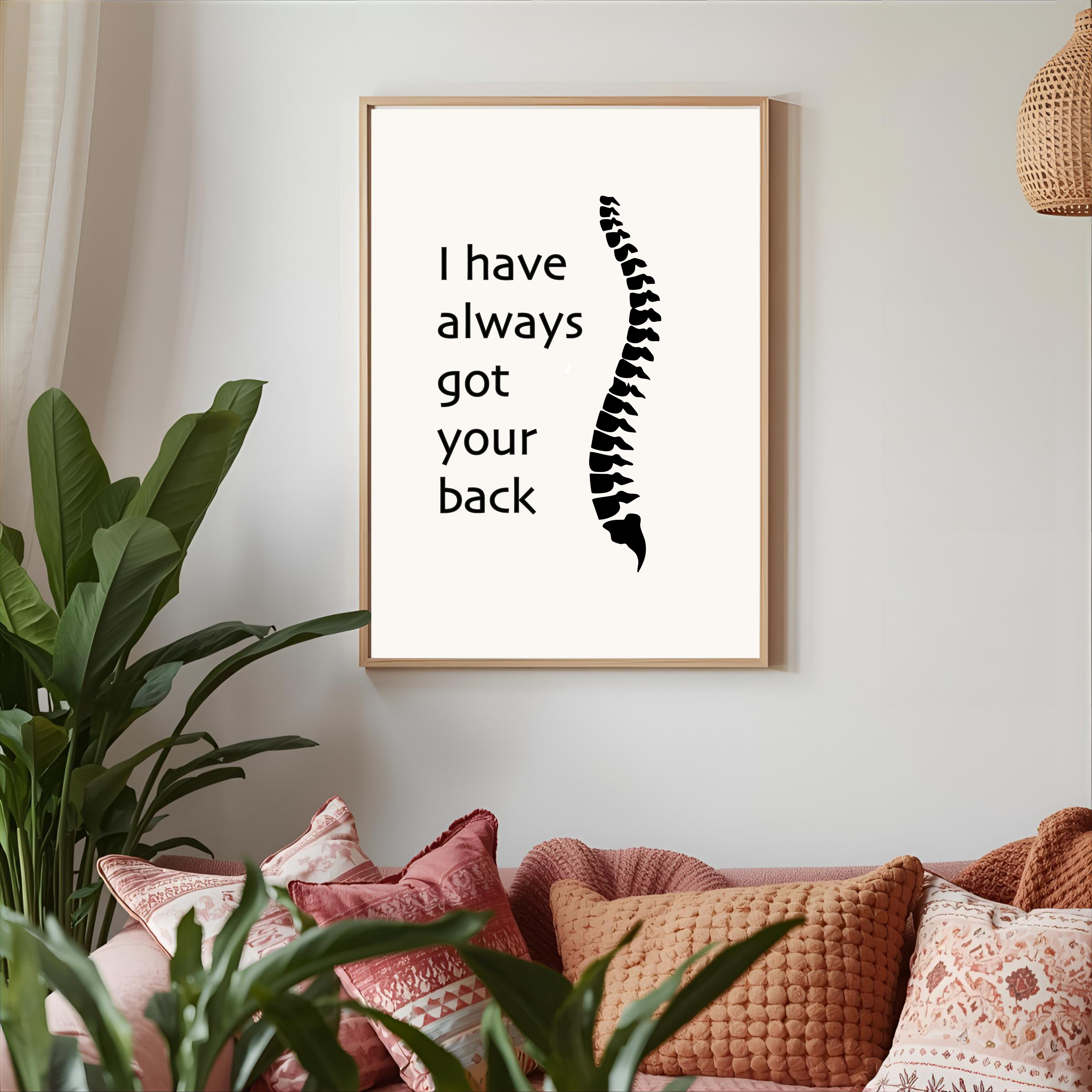 Print "I HAVE ALWAYS GOT YOUR BACK"