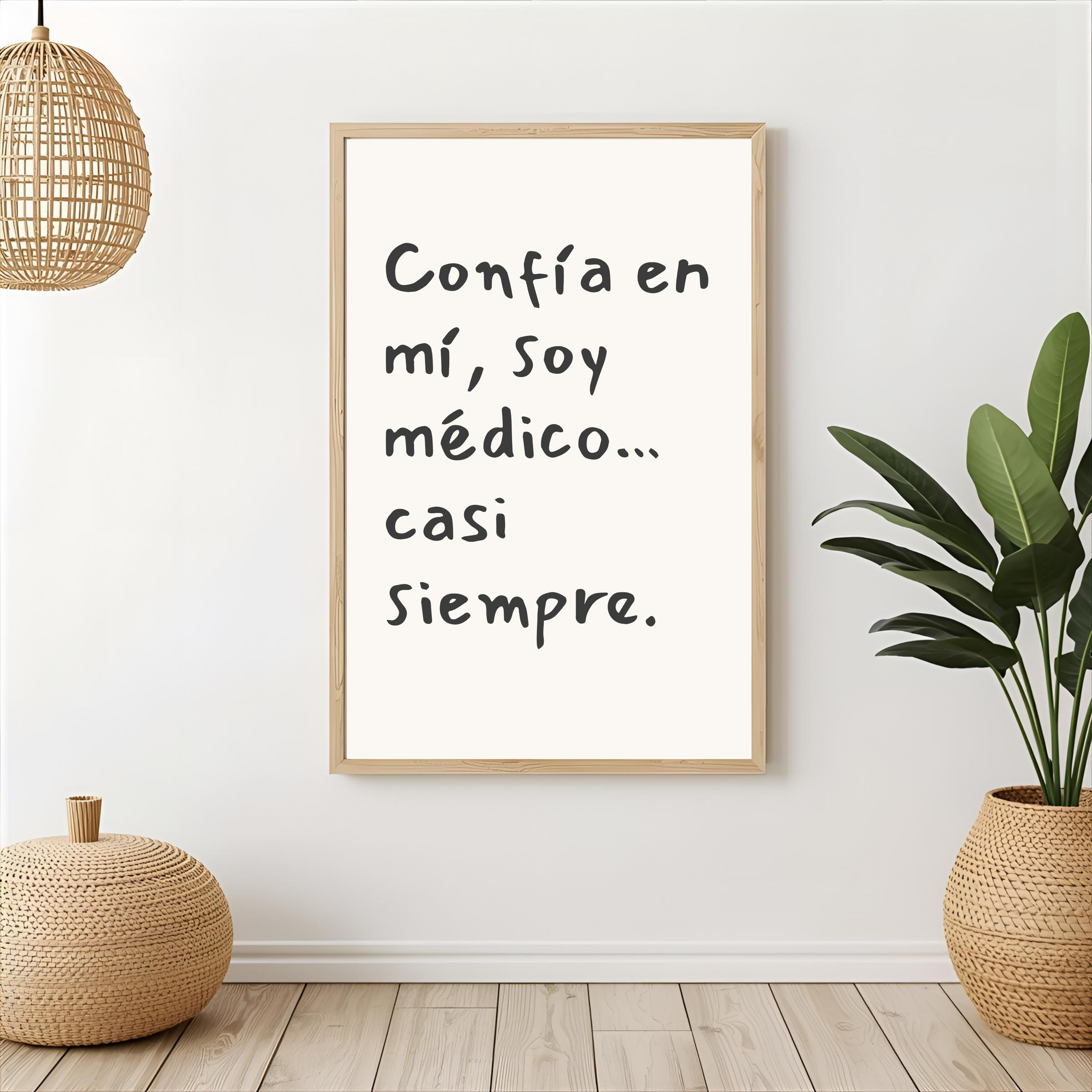 Print "CONFÍA EN MÍ, SOY MÉDICO.."