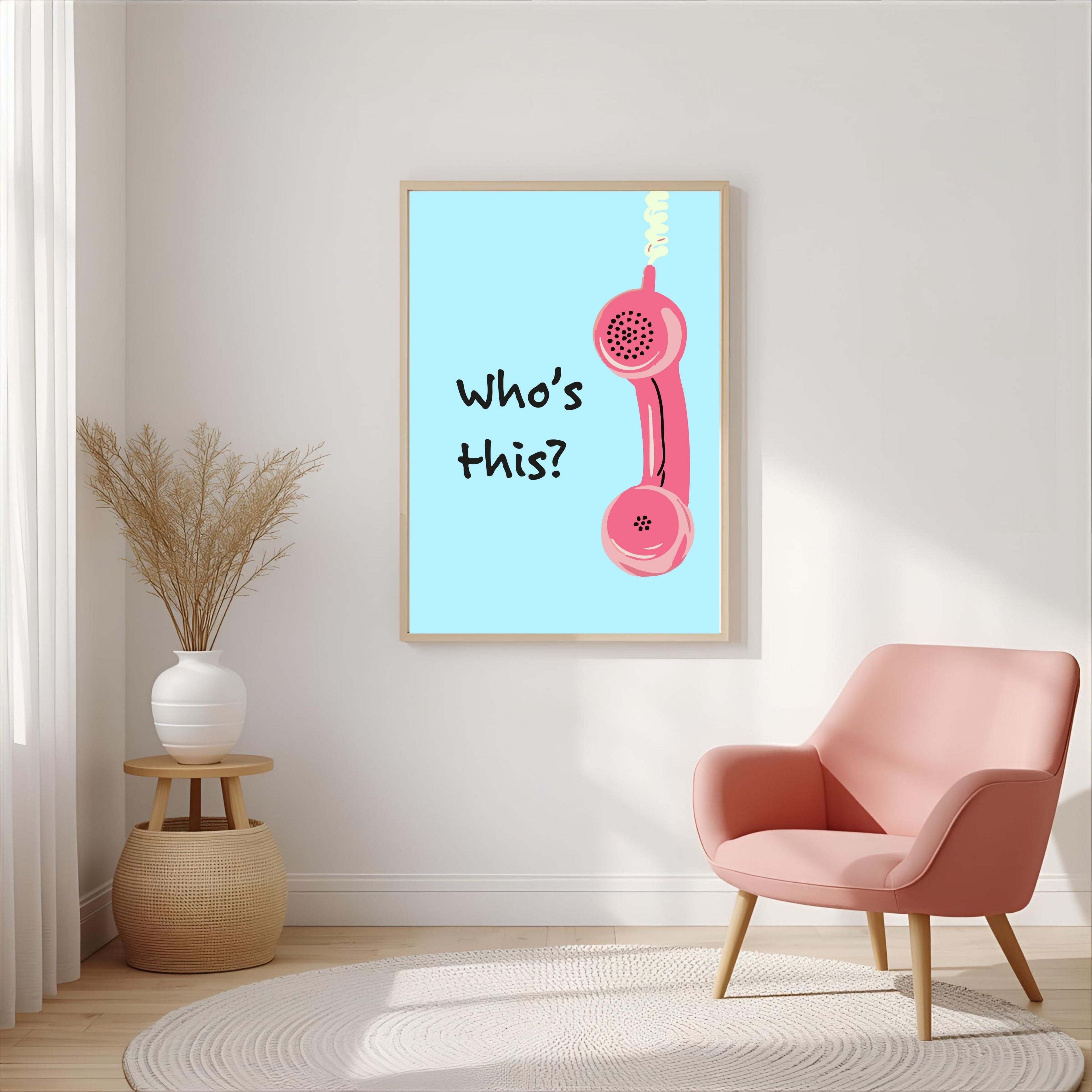 Print "WHO'S THIS"