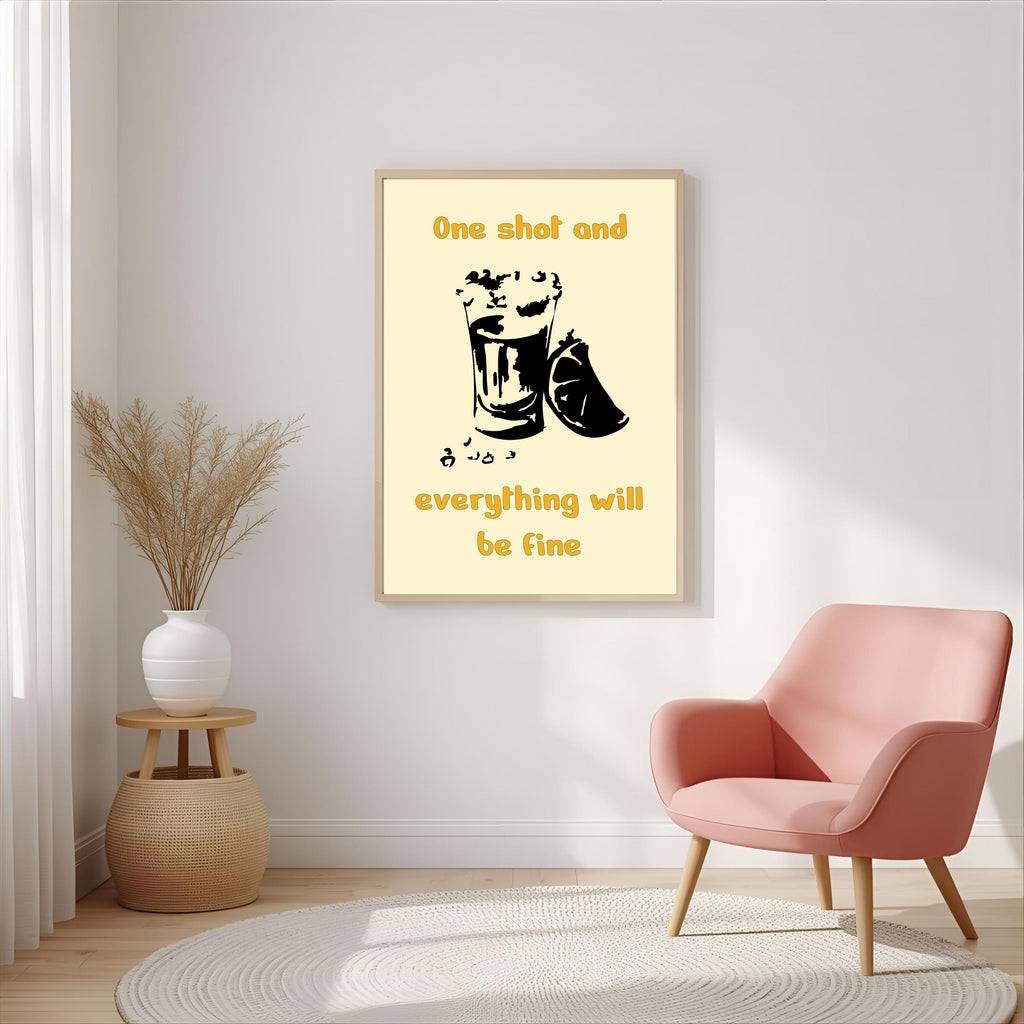 Print "ONE SHOT AND EVERYTHING WILL BE FINE"