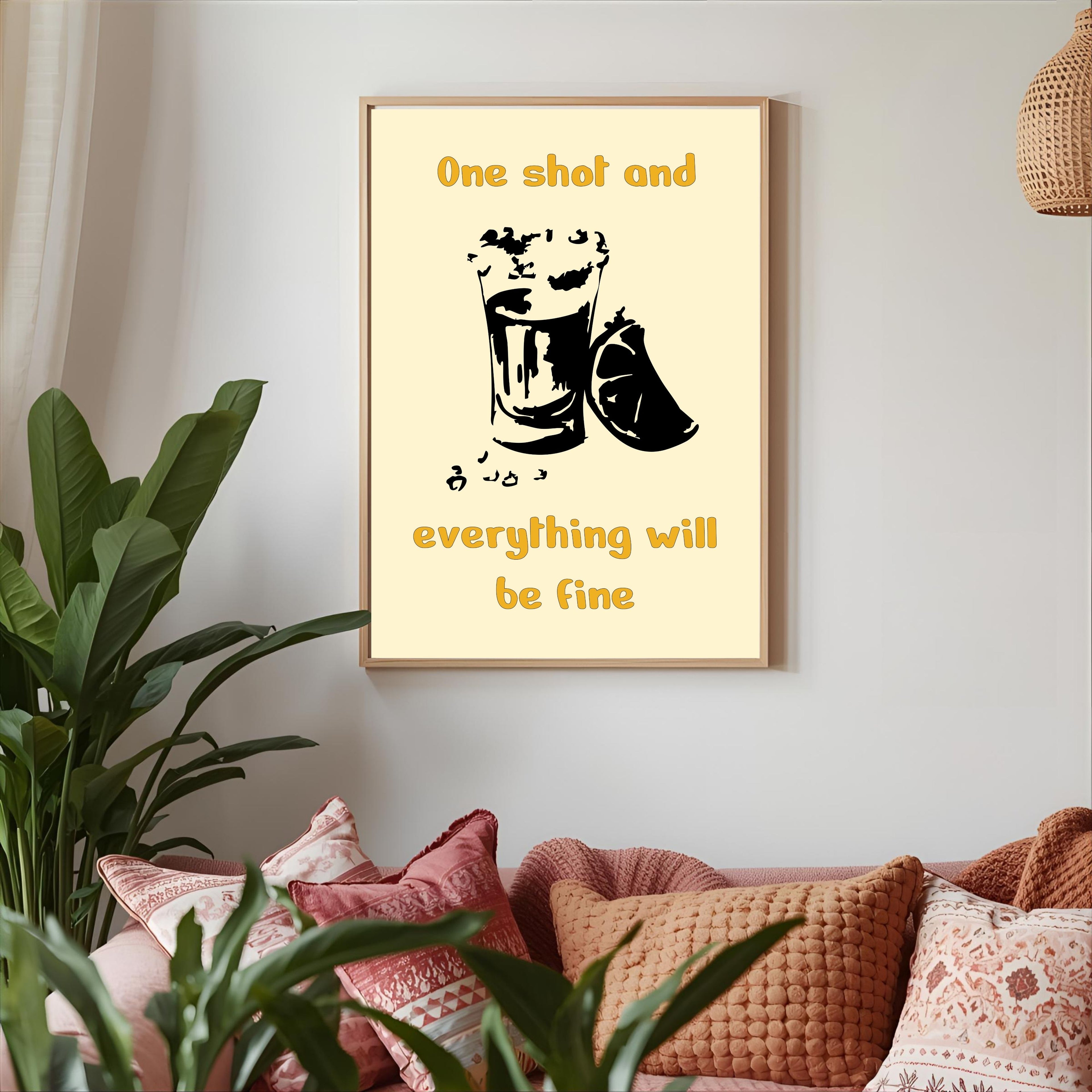 Print "ONE SHOT AND EVERYTHING WILL BE FINE"