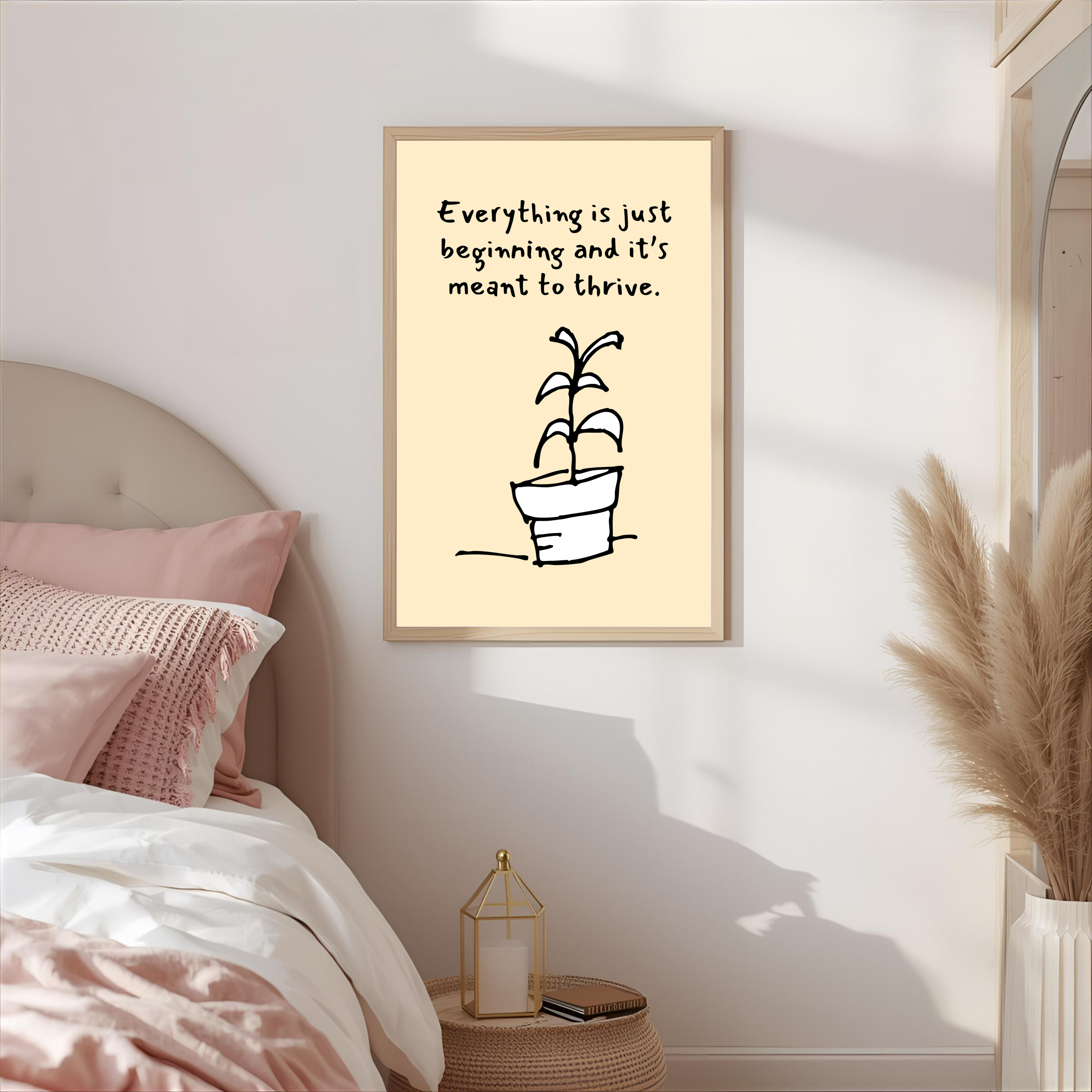Print "EVERYTHING IS JUST BEGINNING"