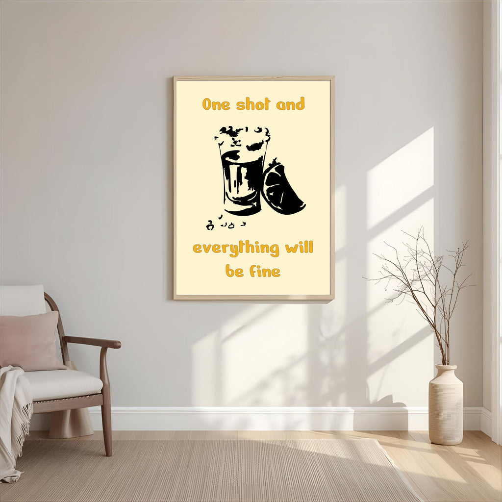 Print "ONE SHOT AND EVERYTHING WILL BE FINE"