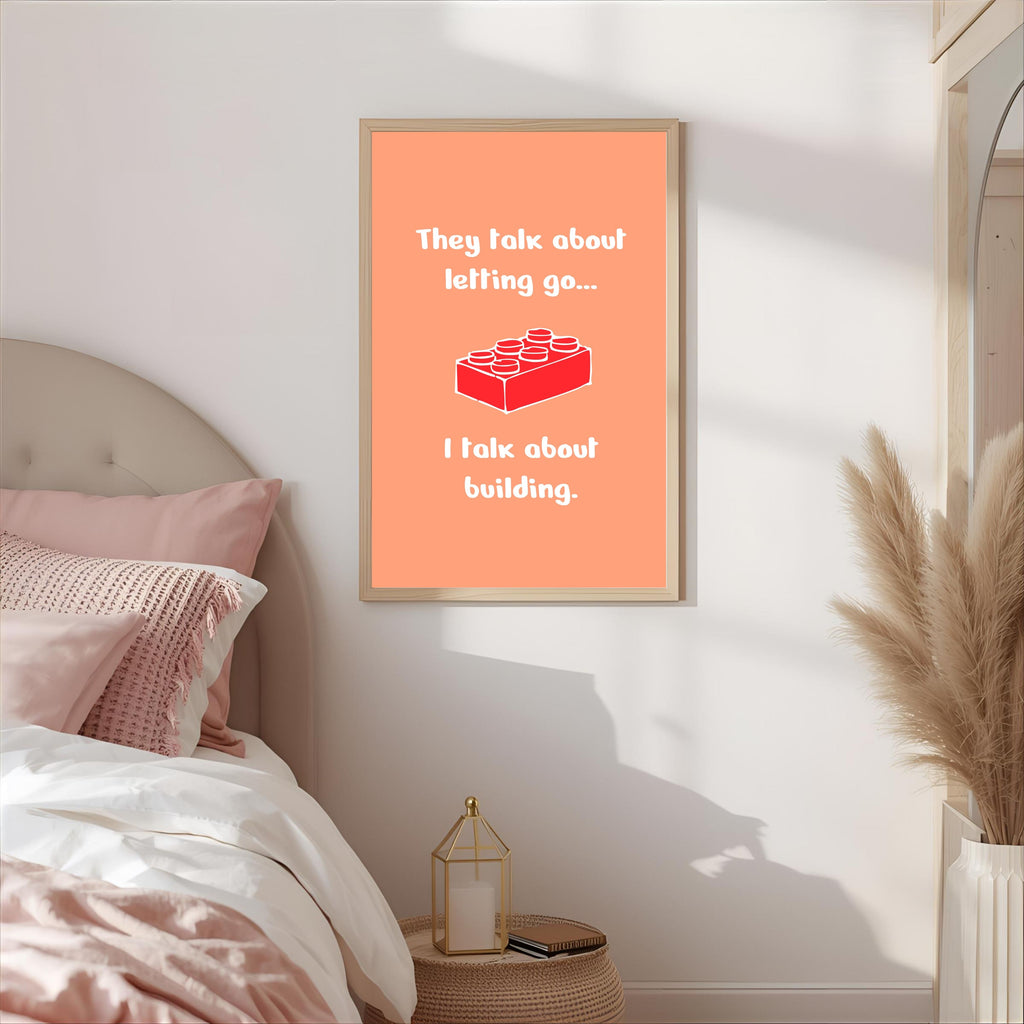 Print "THEY TALK ABOUT LETTING GO..."