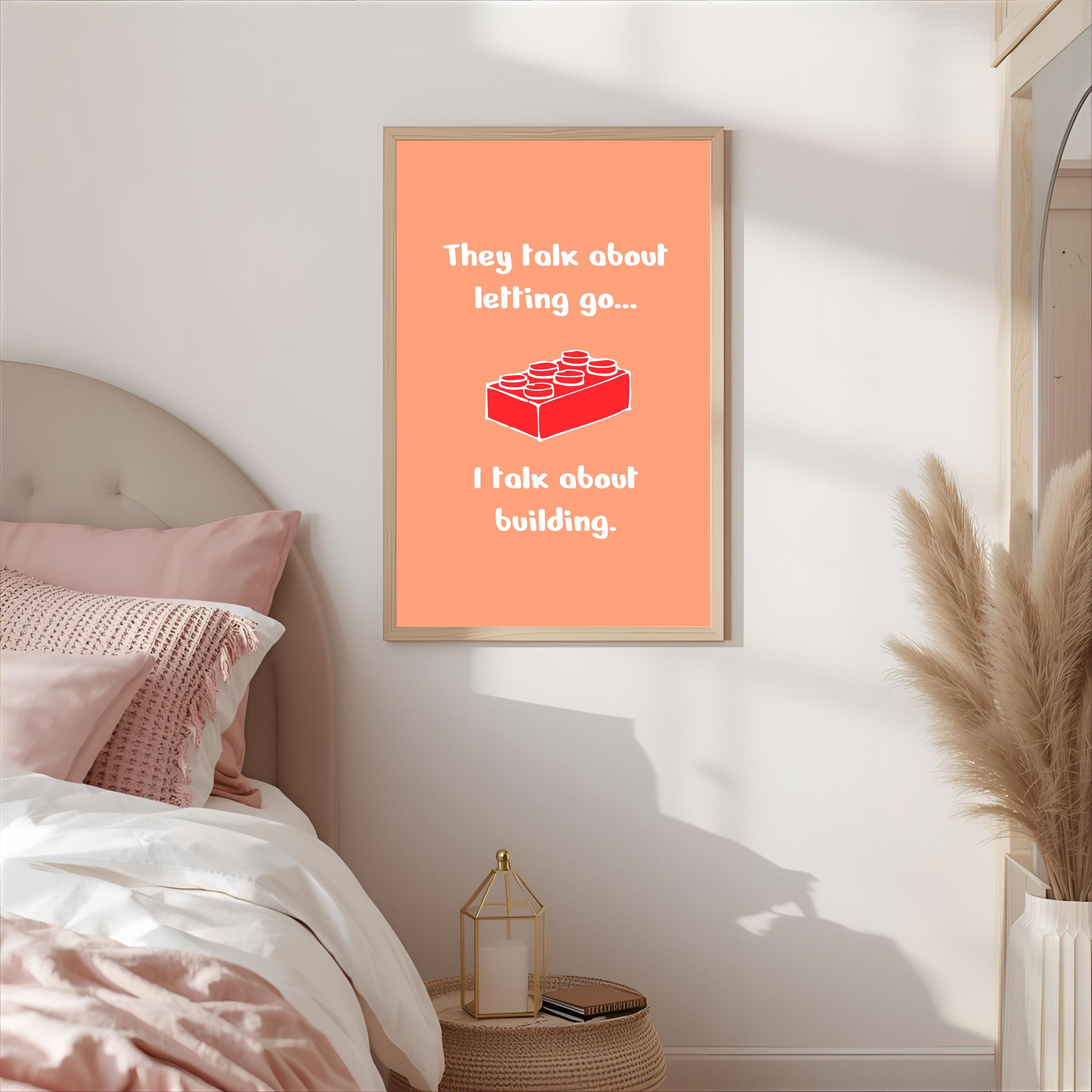 Print "THEY TALK ABOUT LETTING GO..."